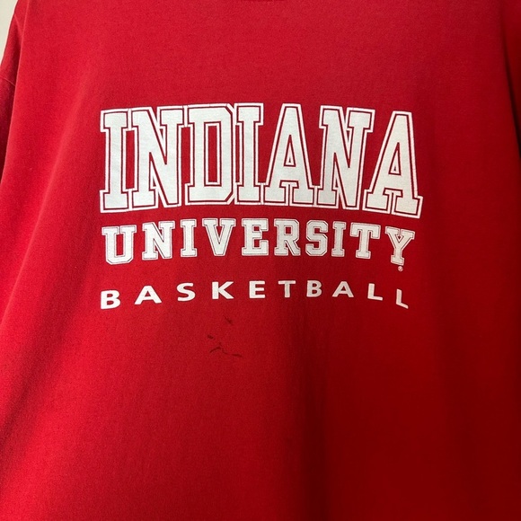 Vintage Adidas NCAA Indiana Basketball T-shirt Large - Picture 4 of 10